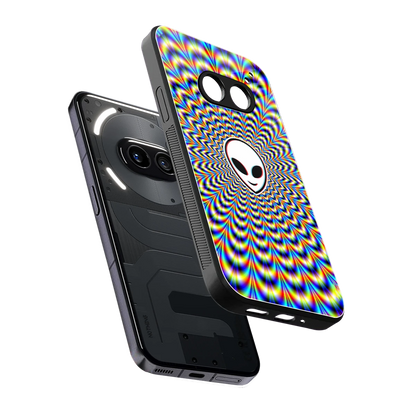 Galactic Vibes sleek nothing phone 2a plus cover with tempered glass back and TPU edges