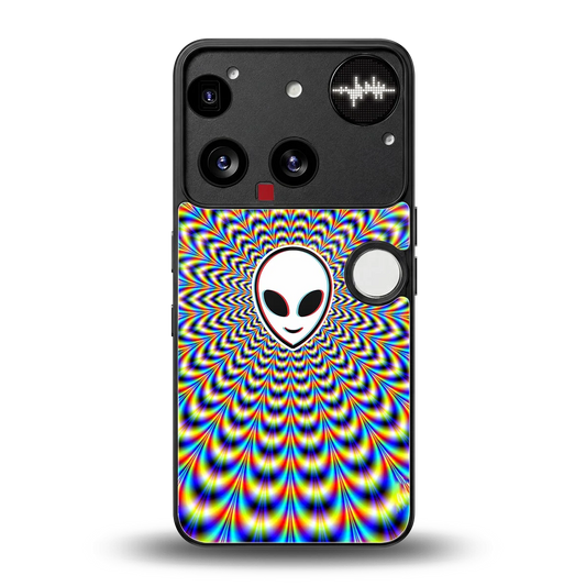 Galactic Vibes back phone cover | glass case for nothing phone 3