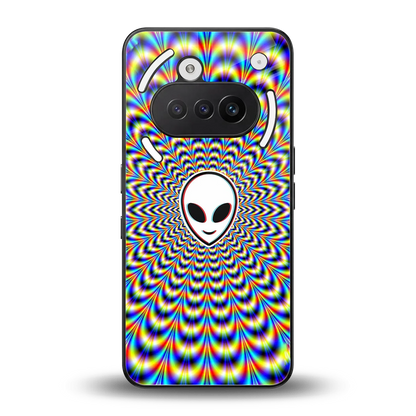 Galactic Vibes back phone cover | glass case for nothing phone 3a