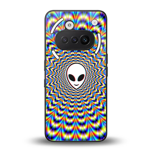 Galactic Vibes back phone cover | glass case for nothing phone 3a