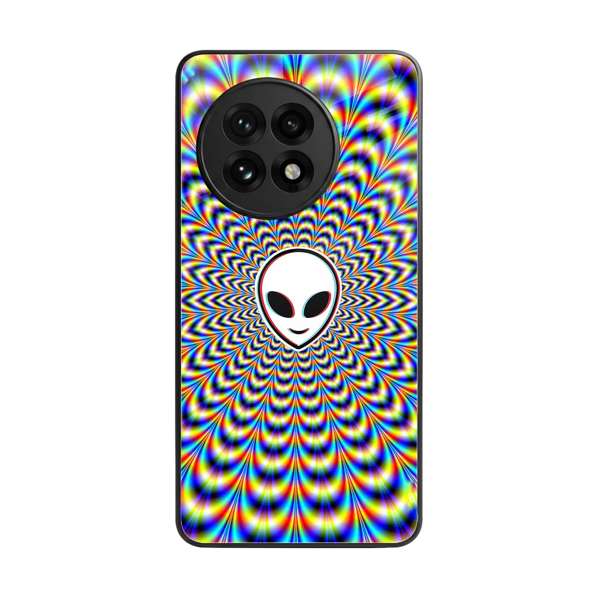 Galactic Vibes back phone cover | glass case for oneplus 13r