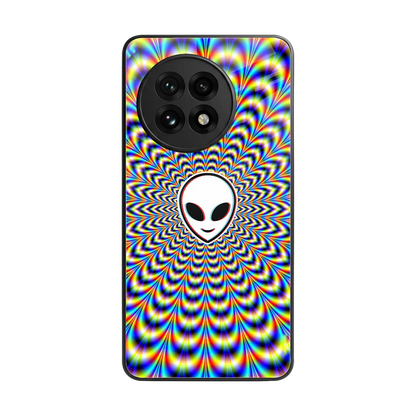 Galactic Vibes back phone cover | glass case for oneplus 13r