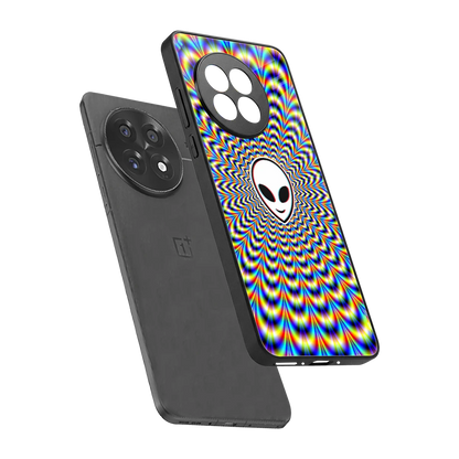 Galactic Vibes sleek oneplus 13r cover with tempered glass back and TPU edges