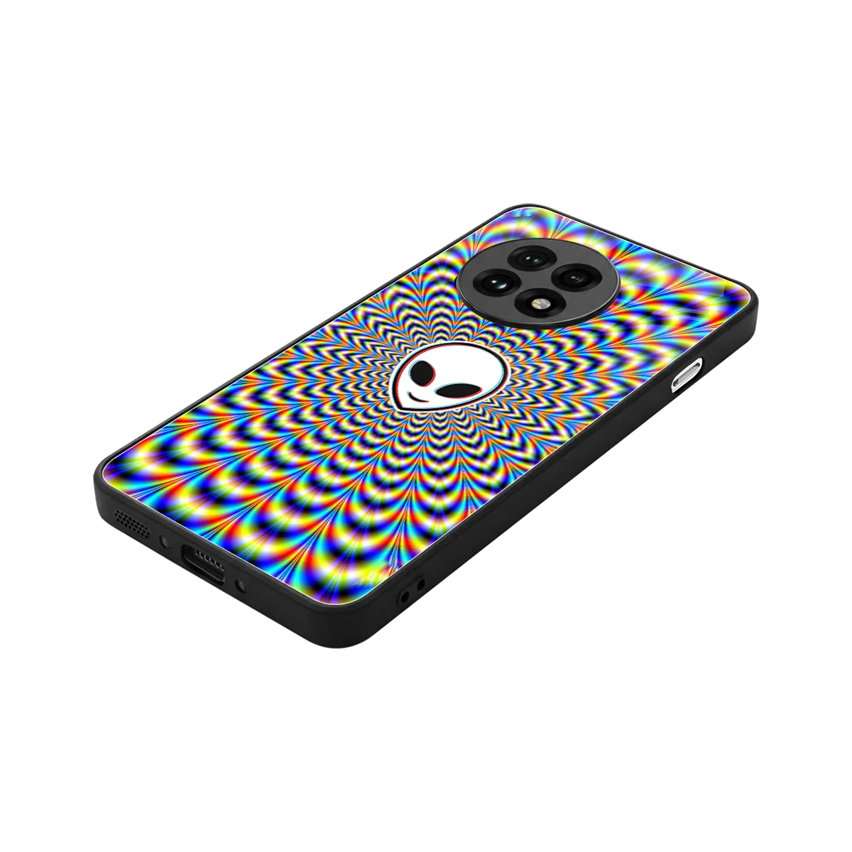 Galactic Vibes stylish phone case for oneplus 13r | glossy glass and slim fit
