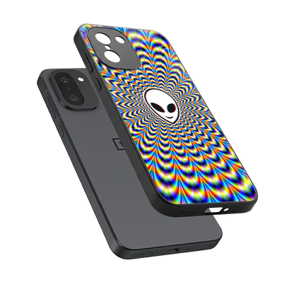 Galactic Vibes sleek oneplus 15r cover with tempered glass back and TPU edges