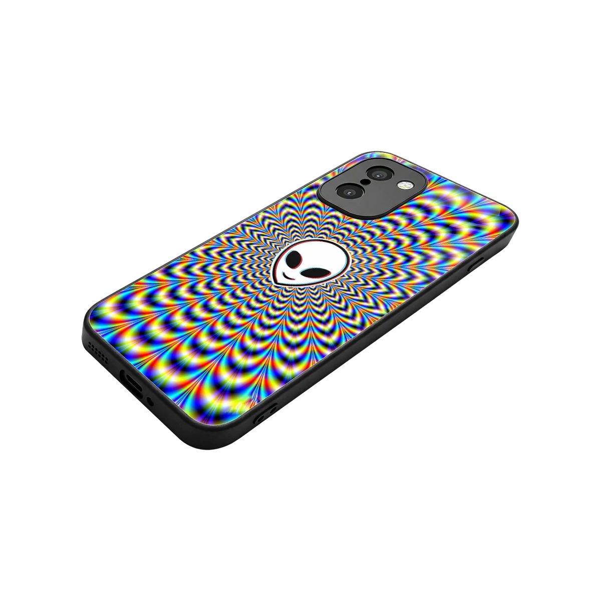 Galactic Vibes stylish phone case for oneplus 15r | glossy glass and slim fit