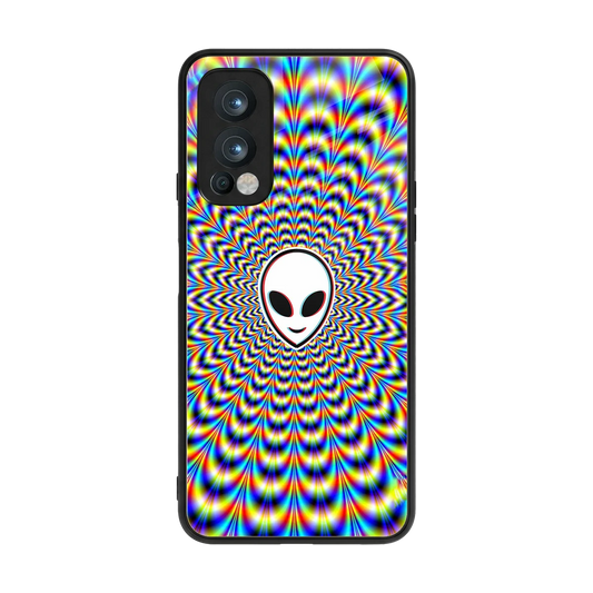 Galactic Vibes back phone cover | glass case for oneplus nord 2