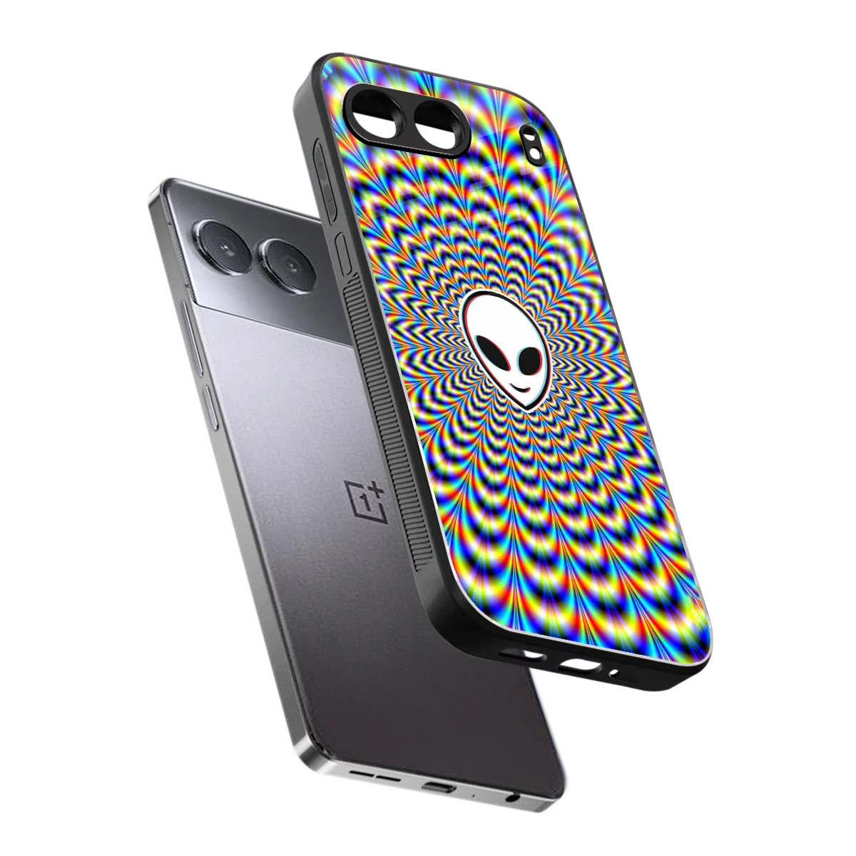 Galactic Vibes sleek oneplus nord 4 cover with tempered glass back and TPU edges