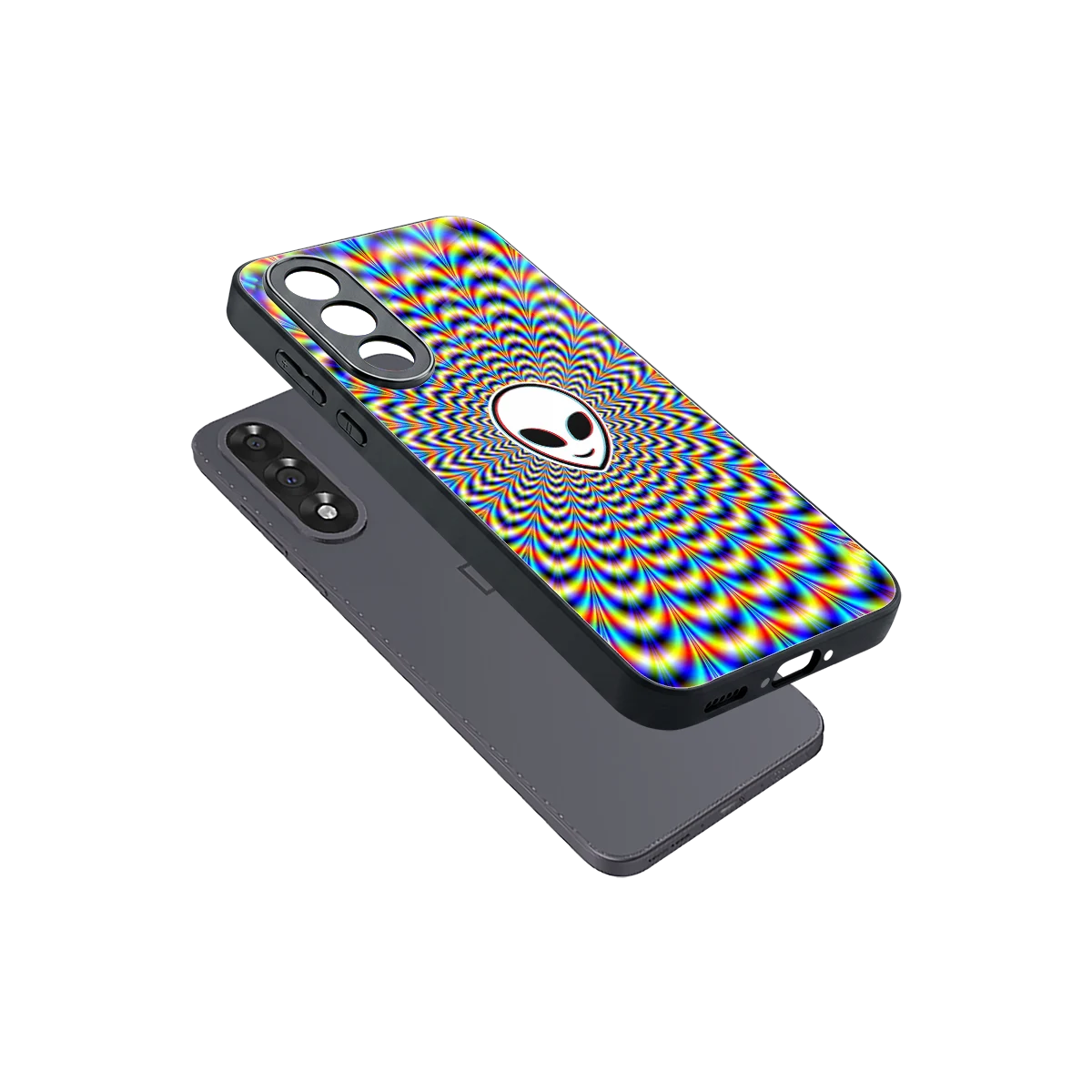 Galactic Vibes sleek oneplus nord 5 cover with tempered glass back and TPU edges