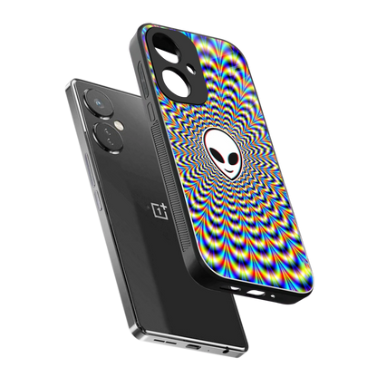 Galactic Vibes sleek oneplus nord ce 3 cover with tempered glass back and TPU edges