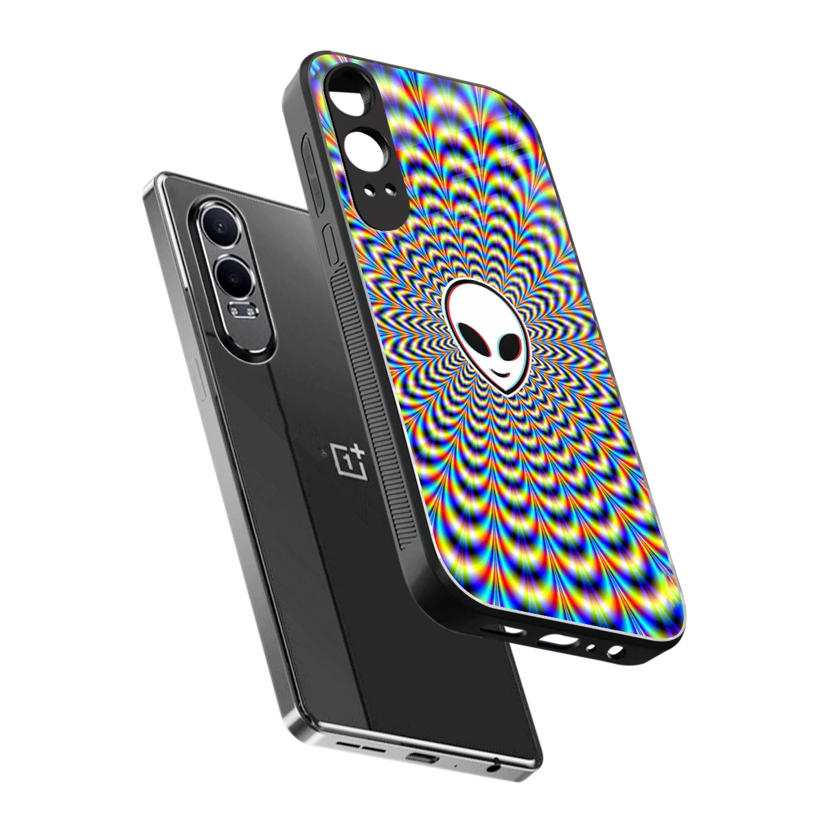 Galactic Vibes sleek oneplus nord ce 4 lite cover with tempered glass back and TPU edges