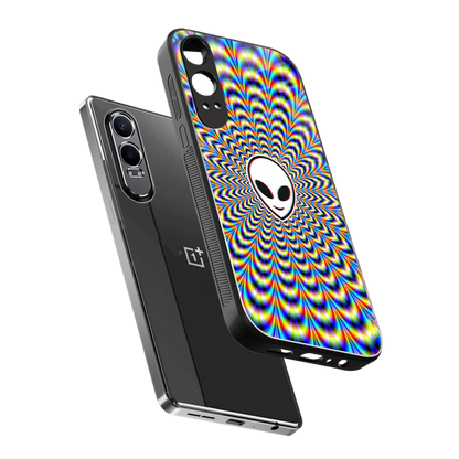 Galactic Vibes sleek oneplus nord ce 4 lite cover with tempered glass back and TPU edges