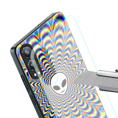 Galactic Vibes stylish phone case for oneplus nord ce 4 lite | glossy glass and slim fit
