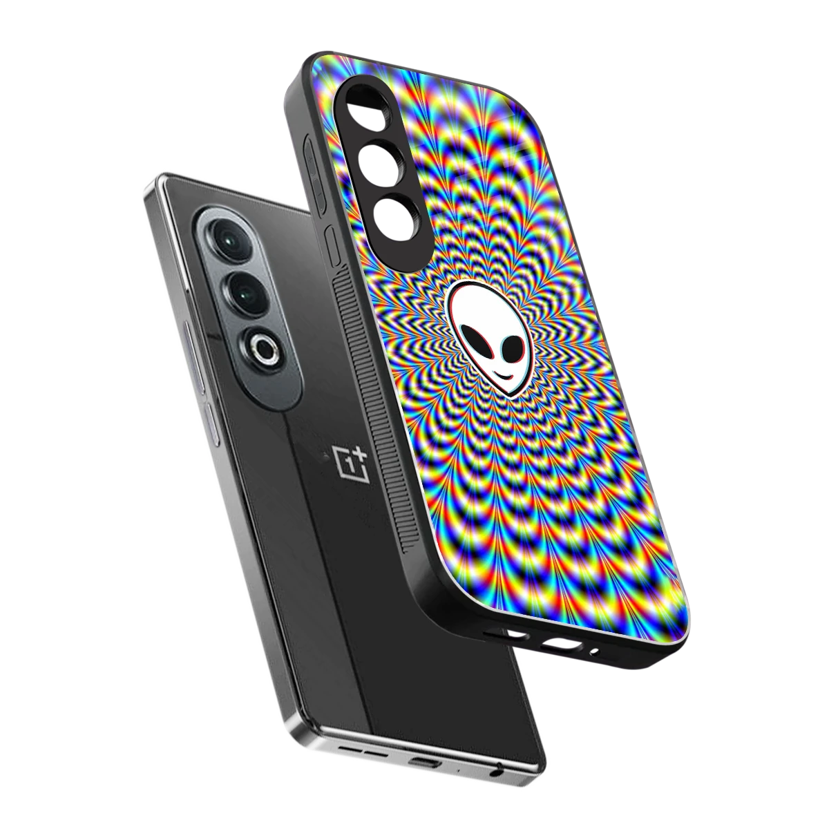 Galactic Vibes sleek oneplus nord ce 4 cover with tempered glass back and TPU edges