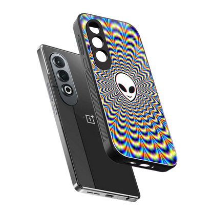 Galactic Vibes sleek oneplus nord ce 4 cover with tempered glass back and TPU edges