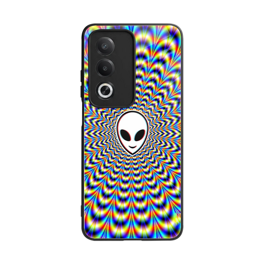 Galactic Vibes back phone cover | glass case for oppo a3 pro