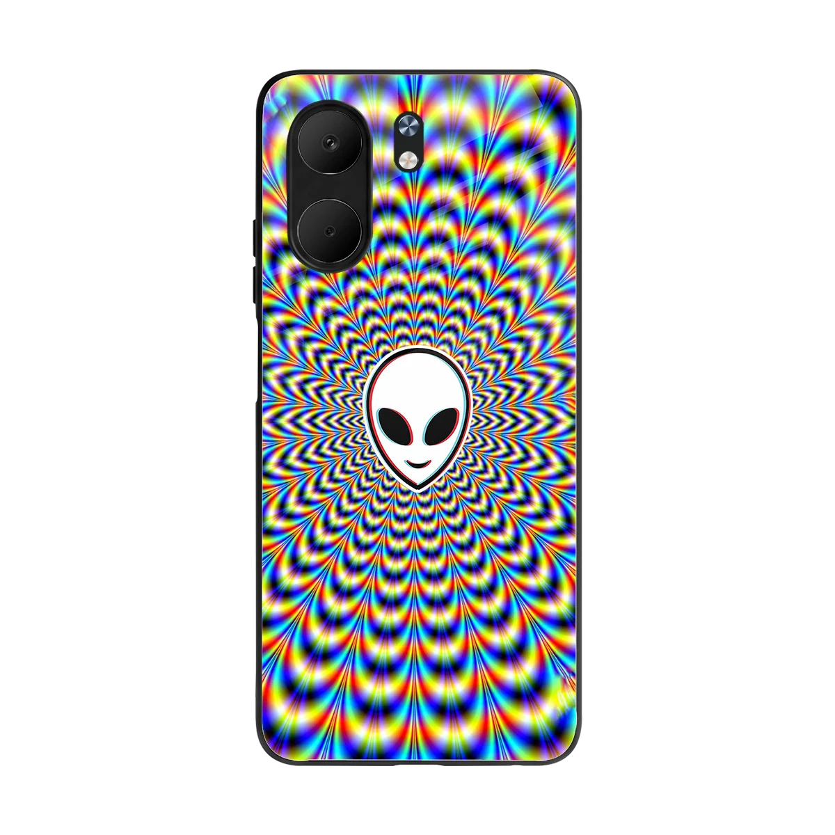 Galactic Vibes back phone cover | glass case for oppo a5x 5g