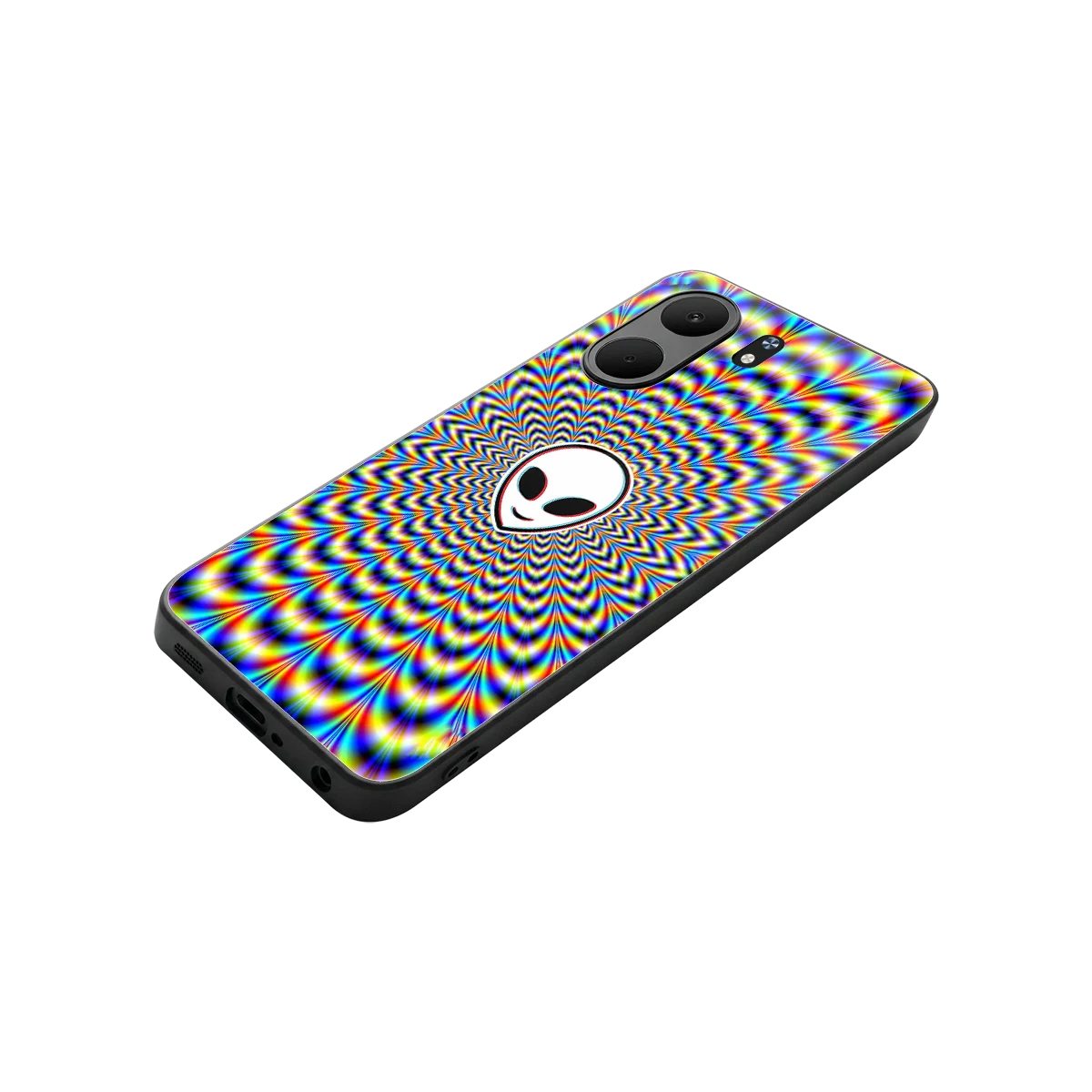 Galactic Vibes stylish phone case for oppo a5x 5g | glossy glass and slim fit