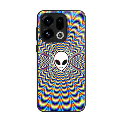 Galactic Vibes back phone cover | glass case for oppo find x9