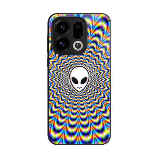 Galactic Vibes back phone cover | glass case for oppo find x9