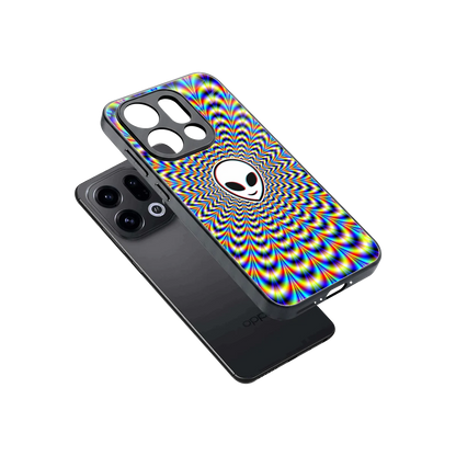 Galactic Vibes sleek oppo find x9 cover with tempered glass back and TPU edges