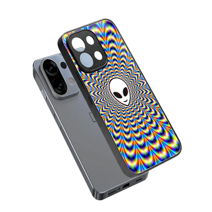 Galactic Vibes sleek oppo k13 5g cover with tempered glass back and TPU edges