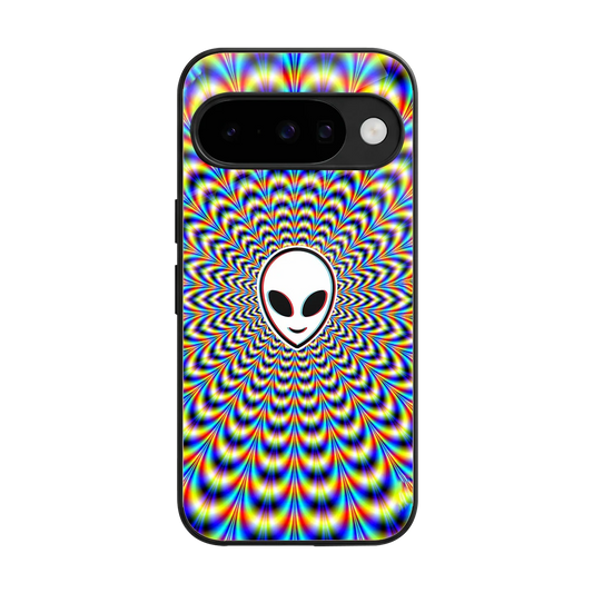 Galactic Vibes back phone cover | glass case for google pixel 10