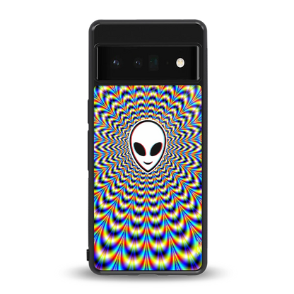 Galactic Vibes back phone cover | glass case for google pixel 6 pro