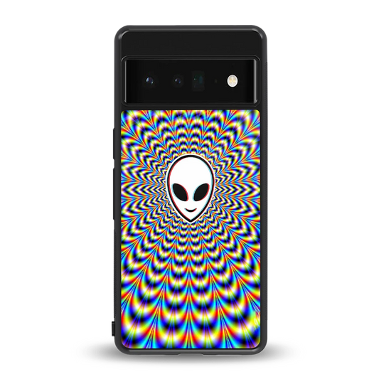 Galactic Vibes back phone cover | glass case for google pixel 6 pro