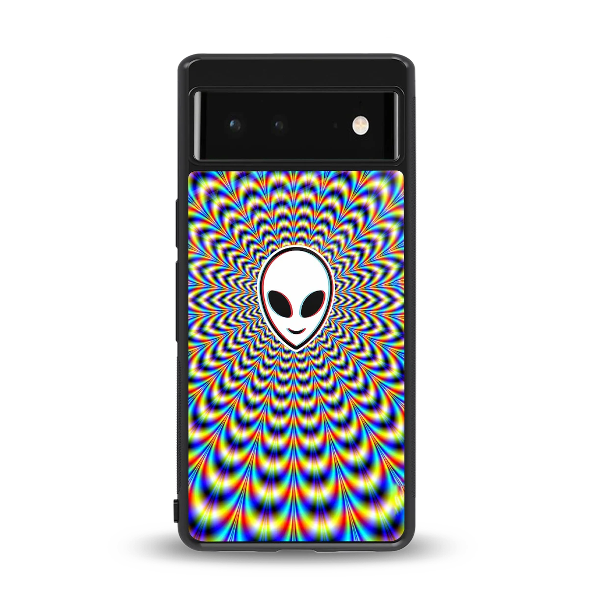 Galactic Vibes back phone cover | glass case for google pixel 6a