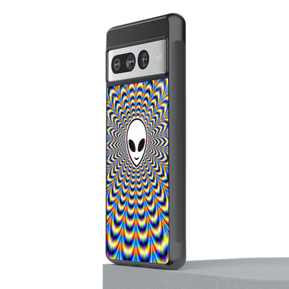 Galactic Vibes stylish phone case for google pixel 7 pro | glossy glass and slim fit
