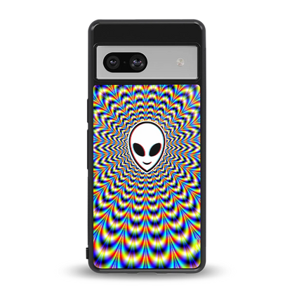 Galactic Vibes back phone cover | glass case for google pixel 7