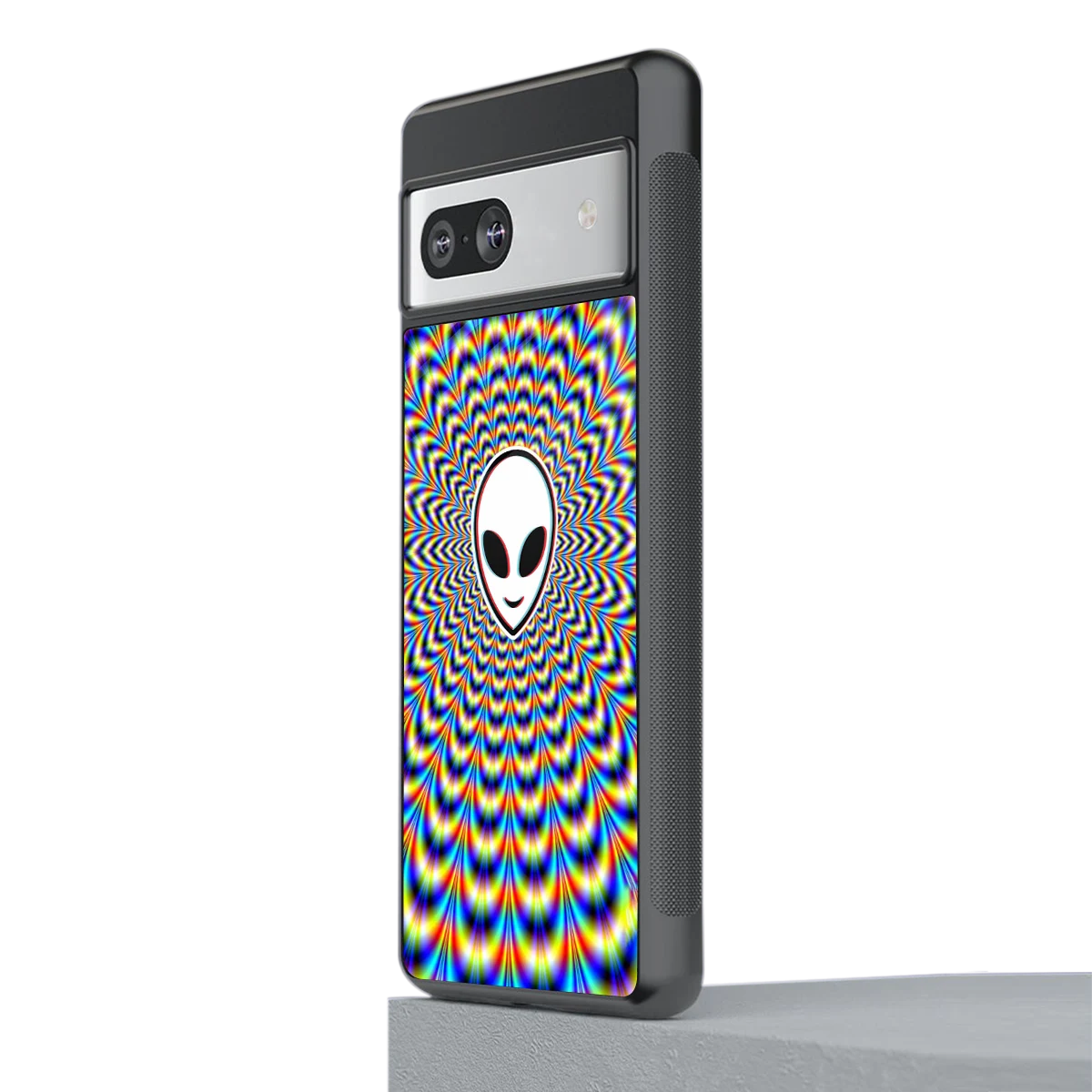 Galactic Vibes stylish phone case for google pixel 7a | glossy glass and slim fit