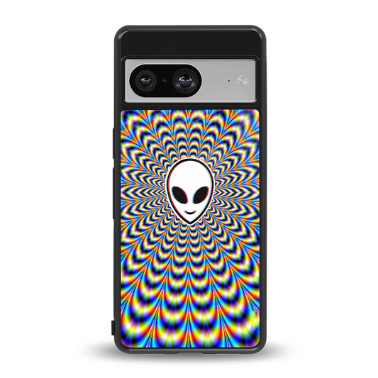 Galactic Vibes back phone cover | glass case for google pixel 8