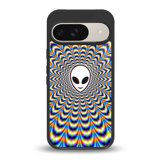 Galactic Vibes back phone cover | glass case for google pixel 9