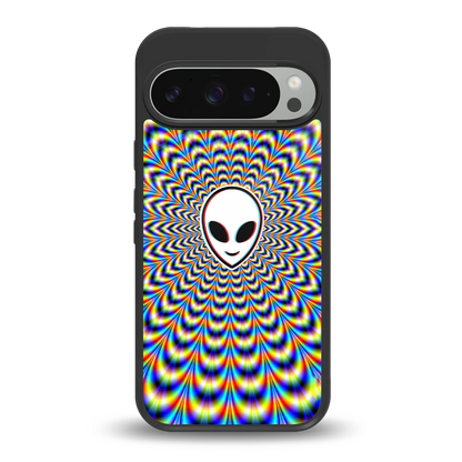 Galactic Vibes back phone cover | glass case for google pixel 9 pro
