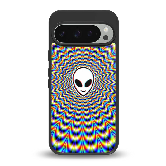 Galactic Vibes back phone cover | glass case for google pixel 9 pro
