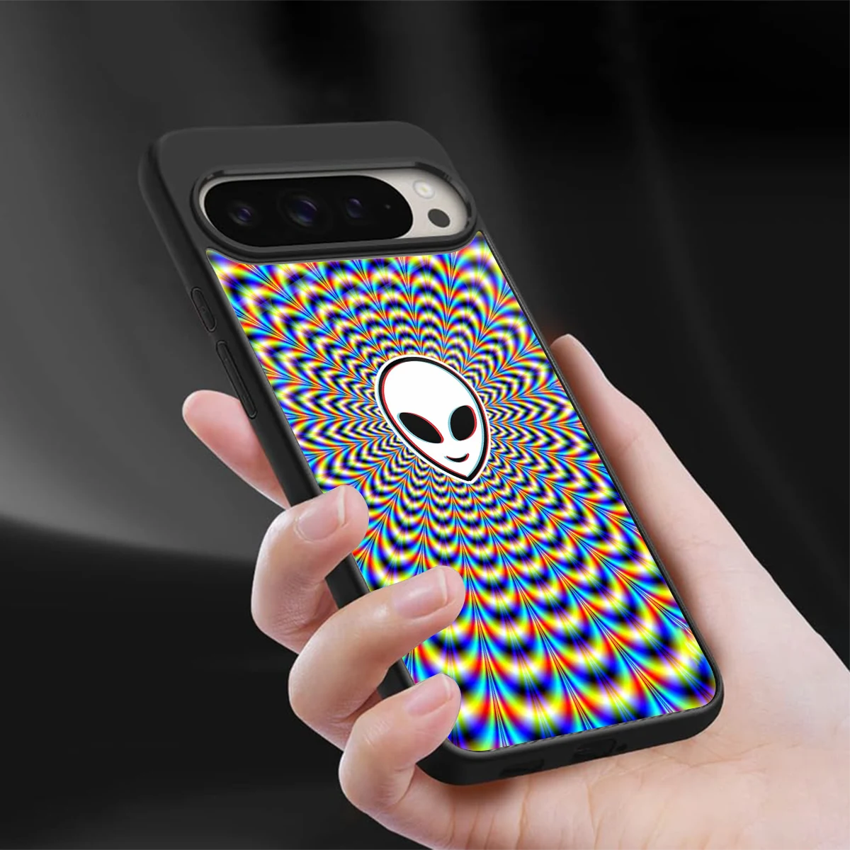 Galactic Vibes sleek google pixel 9 pro cover with tempered glass back and TPU edges