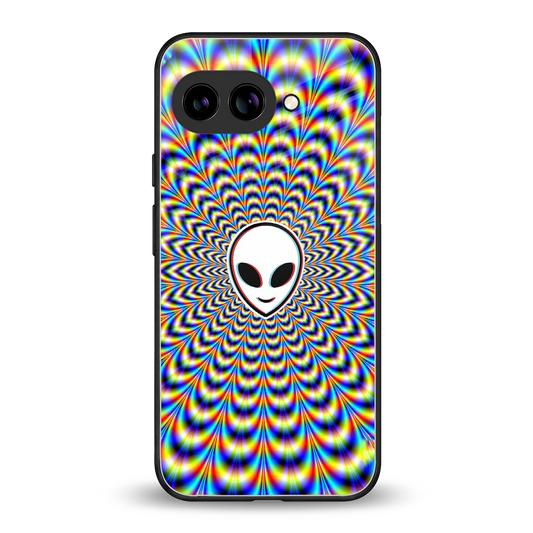 Galactic Vibes back phone cover | glass case for google pixel 9a