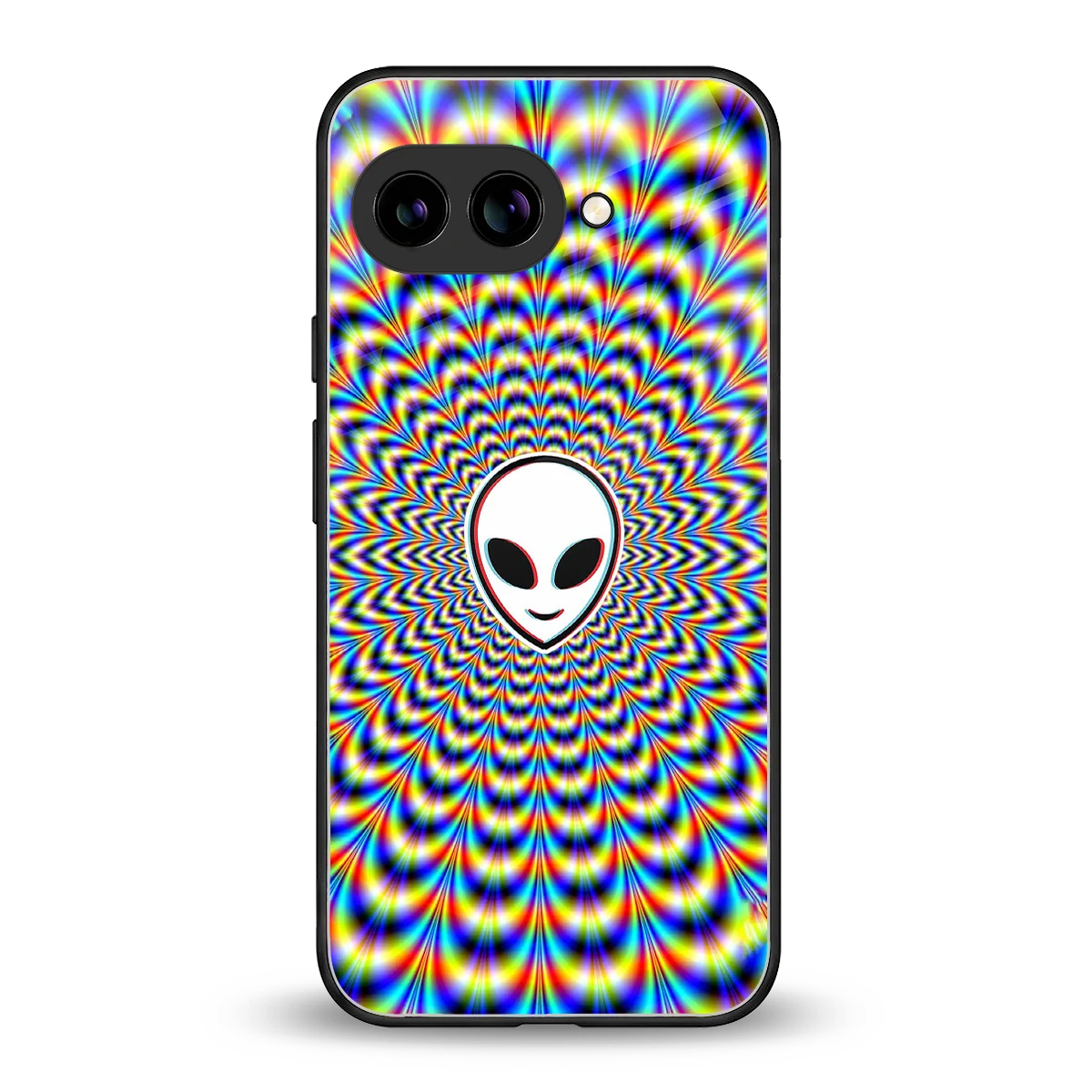 Galactic Vibes back phone cover | glass case for google pixel 10a