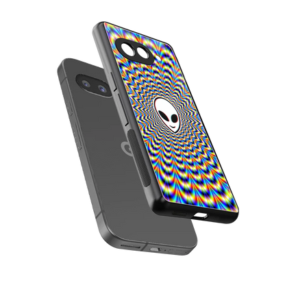Galactic Vibes sleek google pixel 10a cover with tempered glass back and TPU edges