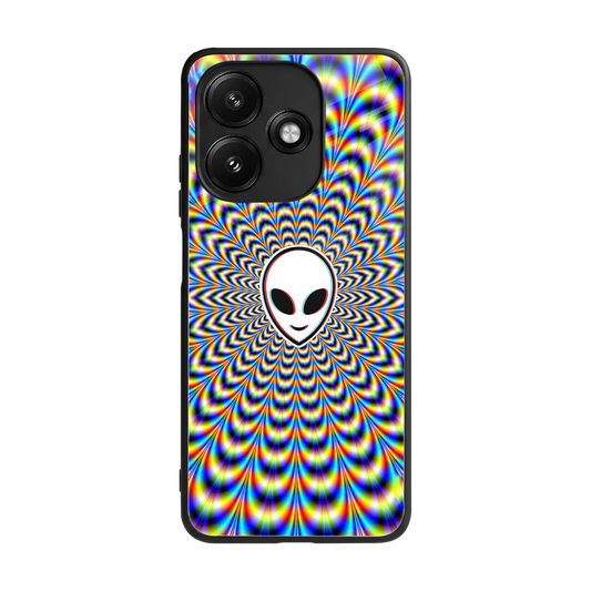 Galactic Vibes back phone cover | glass case for redmi 12 5g