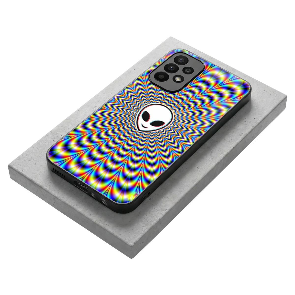 Galactic Vibes stylish phone case for samsung galaxy a23 | glossy glass and slim fit