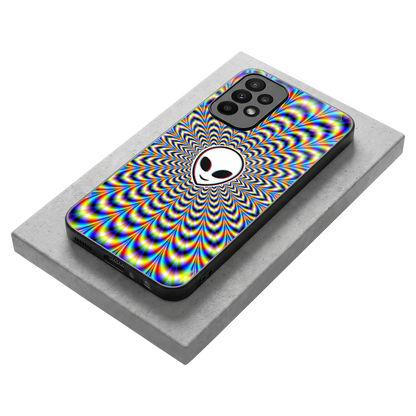 Galactic Vibes stylish phone case for samsung galaxy a23 | glossy glass and slim fit