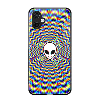 Galactic Vibes back phone cover | glass case for samsung galaxy a06 5g