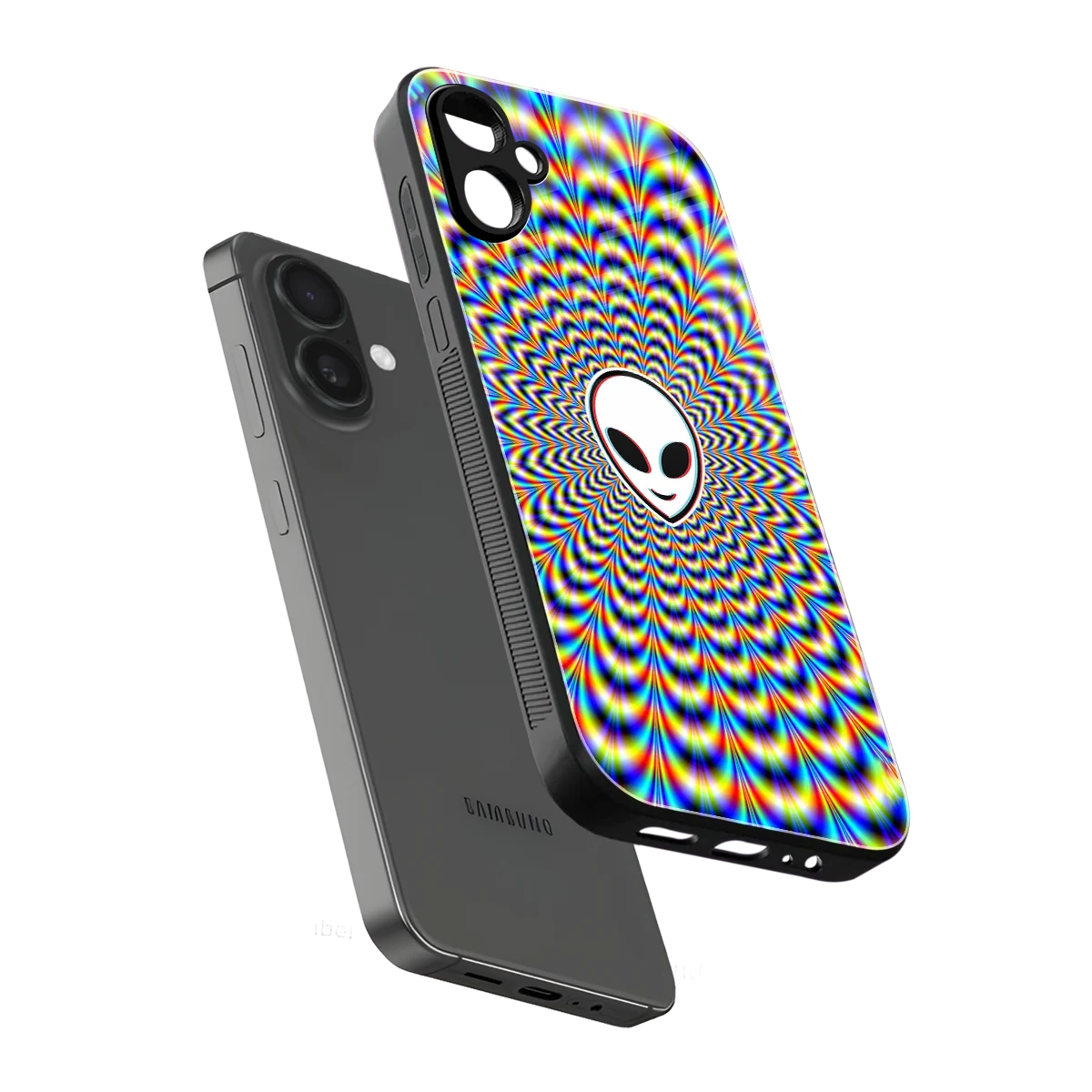 Galactic Vibes sleek samsung galaxy a06 5g cover with tempered glass back and TPU edges