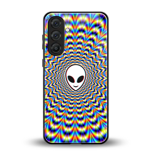 Galactic Vibes back phone cover | glass case for samsung galaxy m36 5g