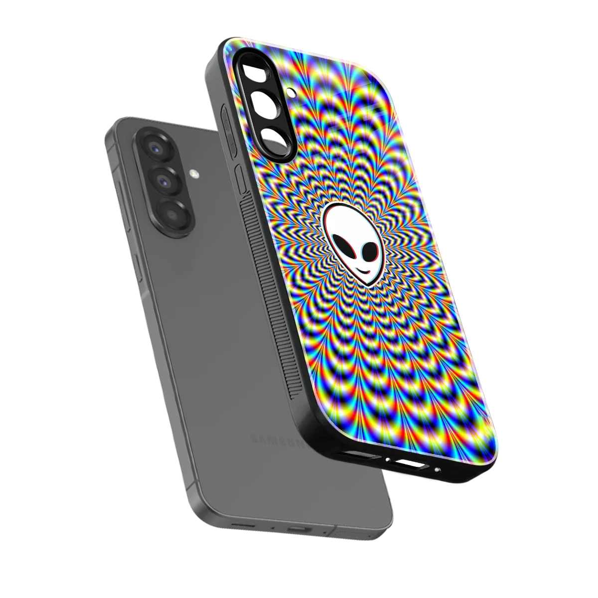 Galactic Vibes sleek samsung galaxy a37 5g cover with tempered glass back and TPU edges