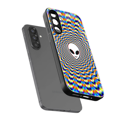 Galactic Vibes sleek samsung galaxy a37 5g cover with tempered glass back and TPU edges