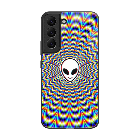 Galactic Vibes back phone cover | glass case for samsung galaxy s22